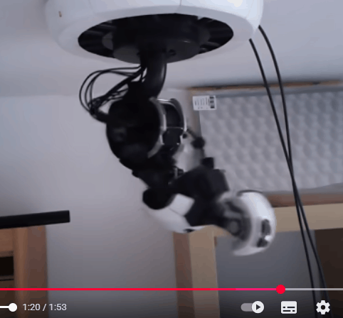 【Arduino 动手做】天花板上的 GlaDOS 四轴机器人吊臂灯图1
