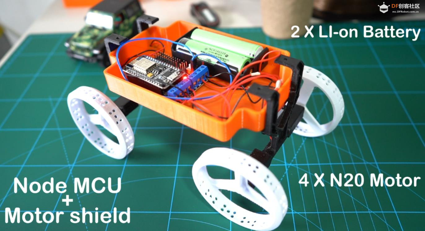【Arduino 动手做】超级酷的Cube 漫游者行星探测车机器人图3