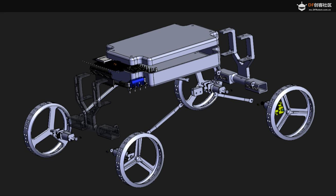 【Arduino 动手做】超级酷的Cube 漫游者行星探测车机器人图1