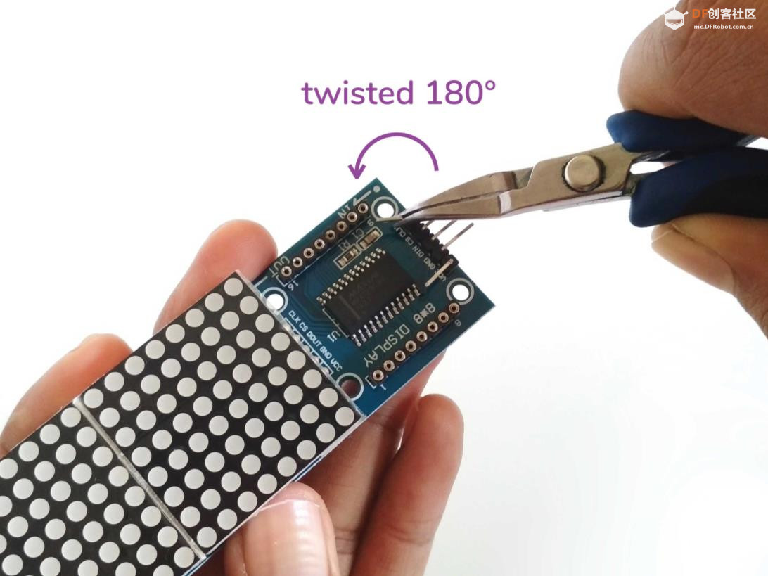 【Arduino 动手做】使用 ESP8266 的物联网智能点阵屏时钟图2