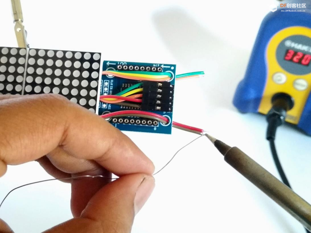 【Arduino 动手做】使用 ESP8266 的物联网智能点阵屏时钟图1