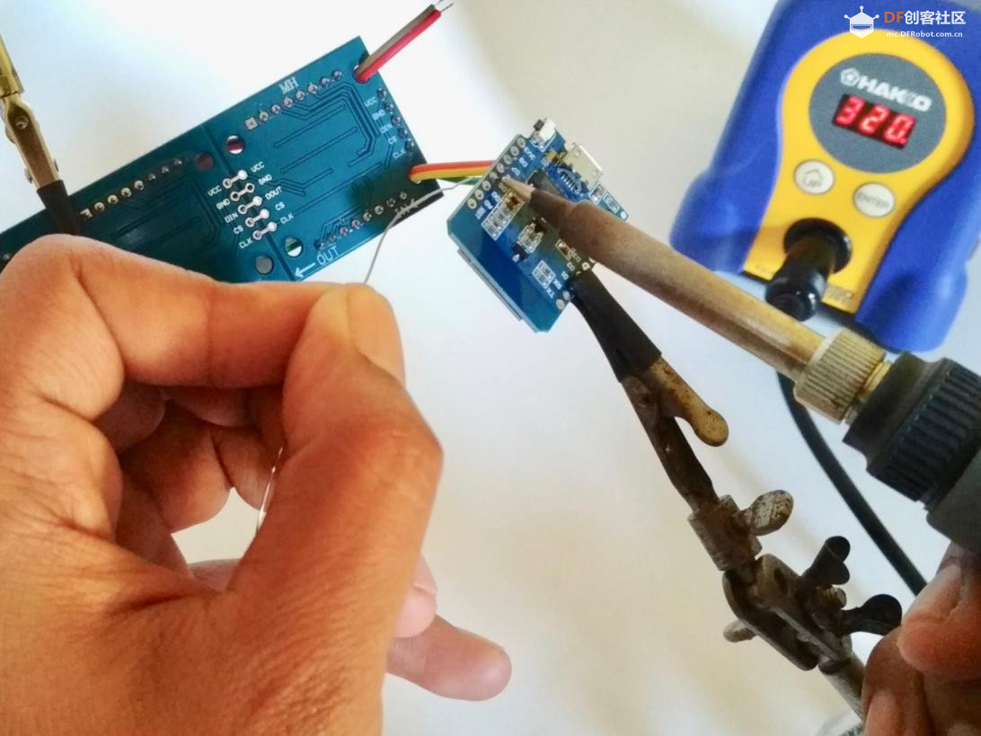 【Arduino 动手做】使用 ESP8266 的物联网智能点阵屏时钟图2
