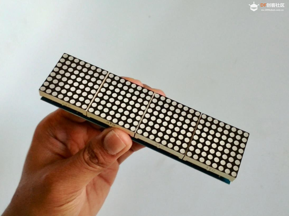 【Arduino 动手做】使用 ESP8266 的物联网智能点阵屏时钟图4