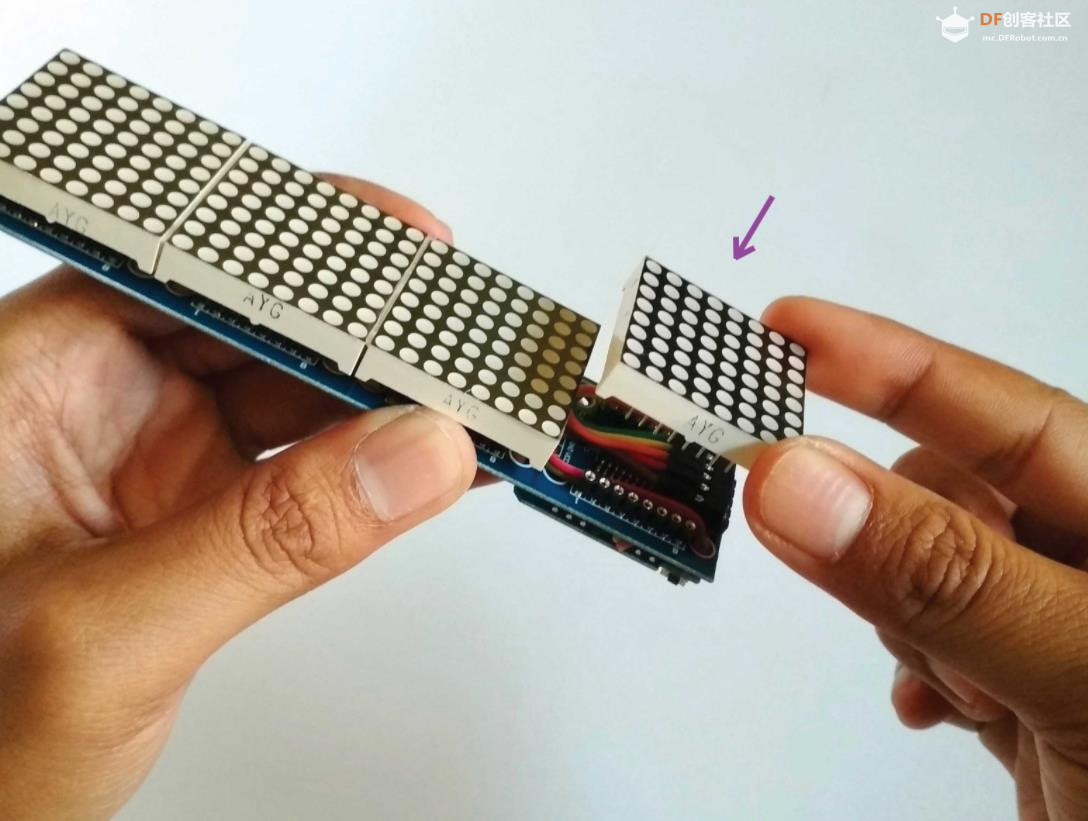【Arduino 动手做】使用 ESP8266 的物联网智能点阵屏时钟图2