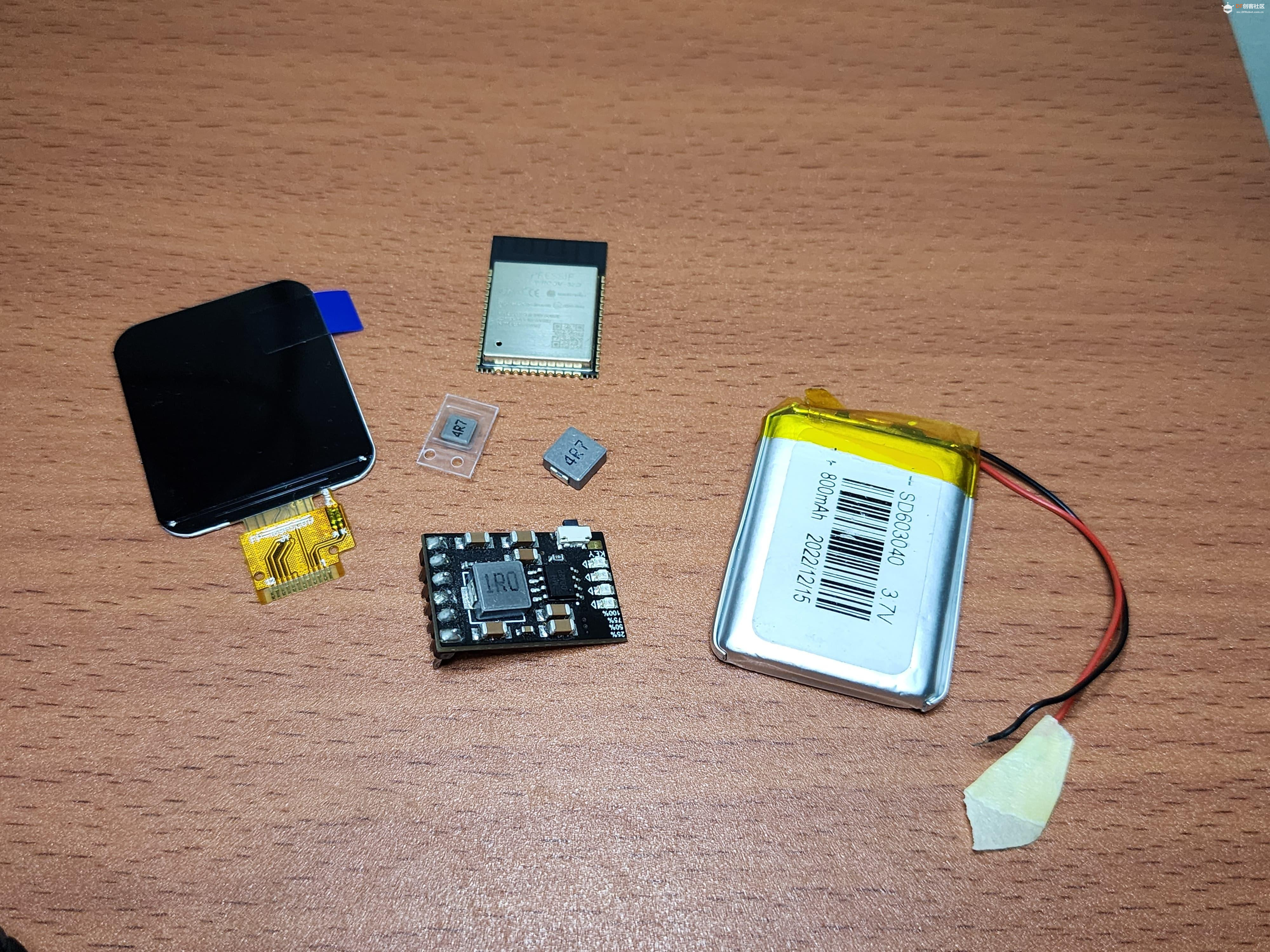 【Arduino 动手做】采用 IPS 显示屏 ST7789V 的 ESP32 手表图3