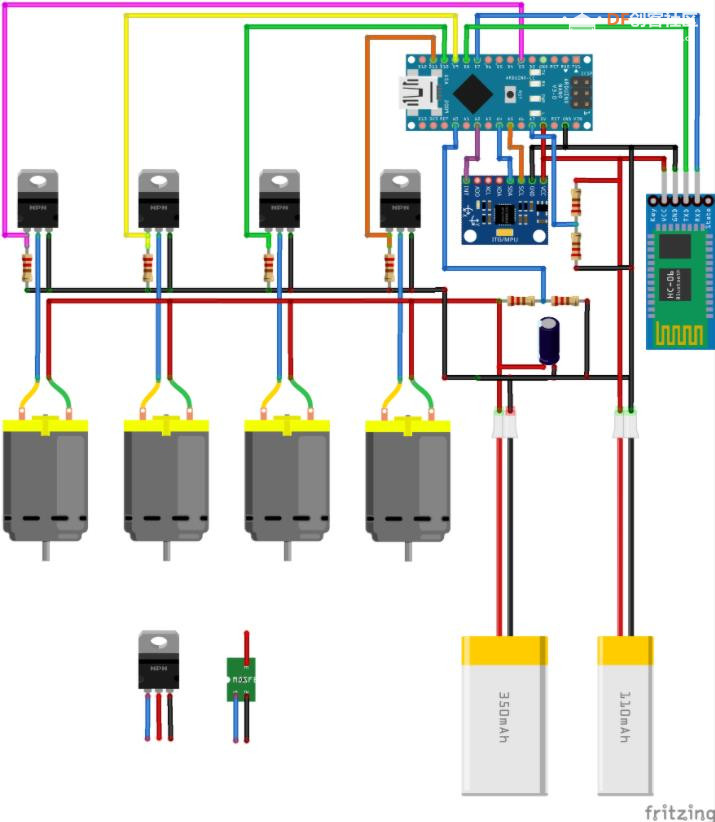 【Arduino 动手做】3D打印 Arduino Nano 微型四轴飞行器图1