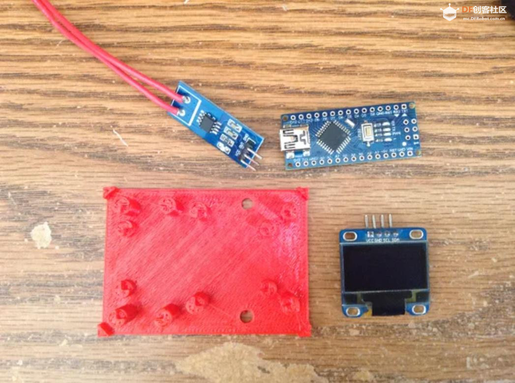 【Arduino 动手做】3D 打印 Arduino OLED 电表图3