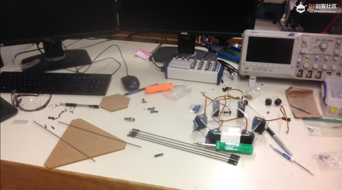 【Arduino 动手做】PID控制球平衡Stewart平台图4