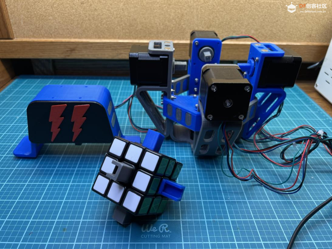 【Arduino 动手做】我制作了一个魔方解算器，5秒解开它...图2