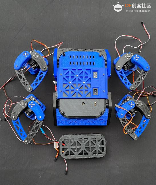 【Arduino 动手做】我创造的一种价格实惠的四足机器人...图4