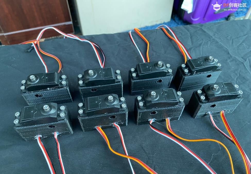 【Arduino 动手做】我创造的一种价格实惠的四足机器人...图7