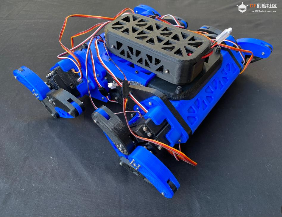 【Arduino 动手做】我创造的一种价格实惠的四足机器人...图2
