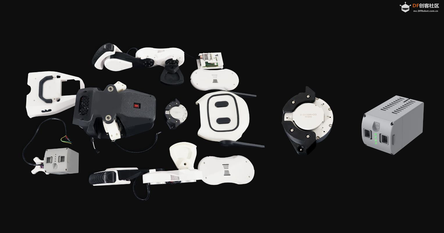 Unitree Qmini：支持个人玩家完全3D打印的低成本双足机器人图1