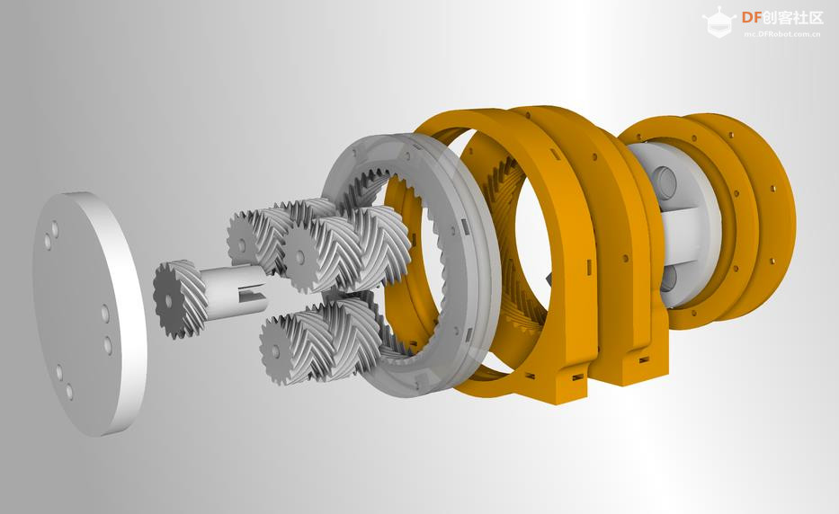 【Arduino 动手做】3D 打印 6+1 自由度的开源桌面机械臂图4