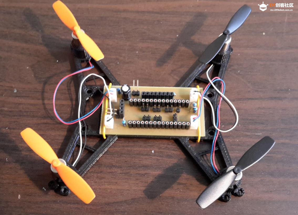 【Arduino 动手做】3D打印 Arduino Nano 微型四轴飞行器图1