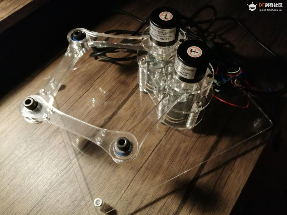 【Arduino 动手做】教育型平面五杆并联机器人图1