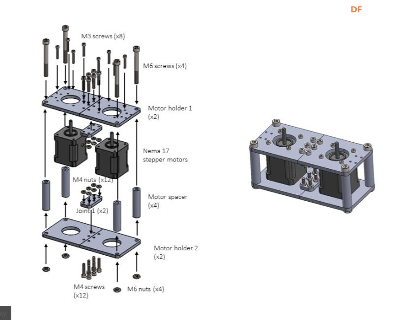 【Arduino 动手做】教育型平面五杆并联机器人图5