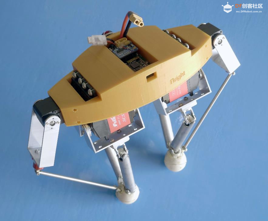 【Arduino 动手做】尝试并联结构 Delta 制作双足机器人的腿图1