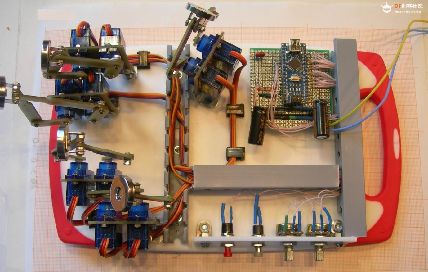 【Arduino 动手做】3D打印的10舵机中风后痉挛康复助手图2