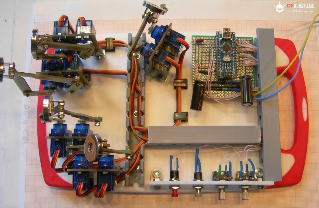 【Arduino 动手做】3D打印的10舵机中风后痉挛康复助手图8