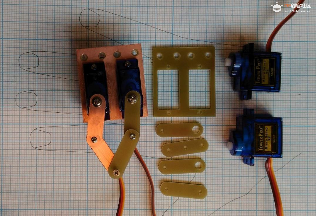 【Arduino 动手做】3D打印的10舵机中风后痉挛康复助手图9