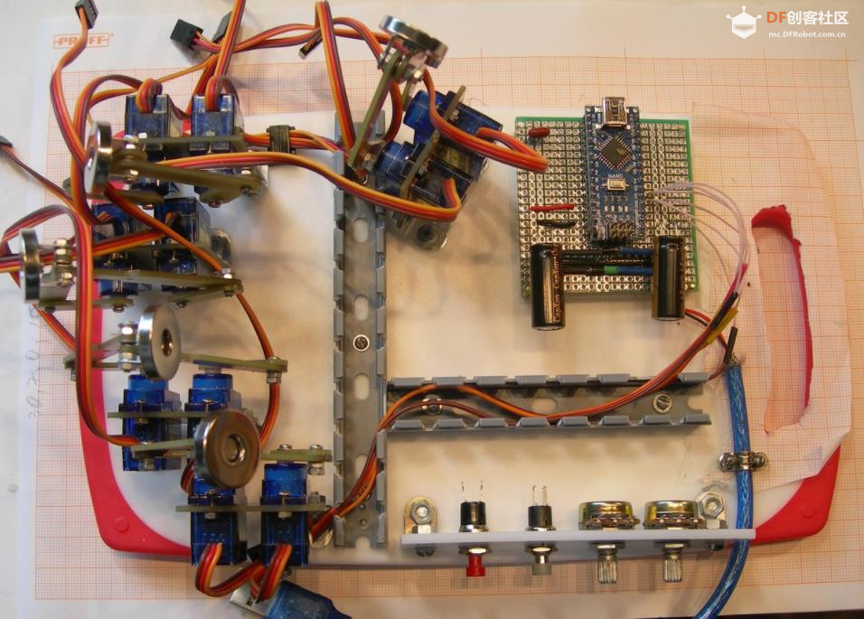 【Arduino 动手做】3D打印的10舵机中风后痉挛康复助手图3