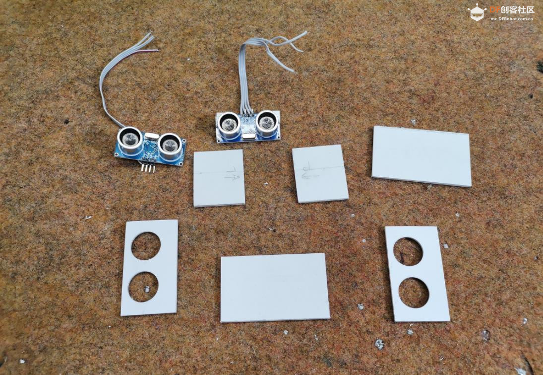 【Arduino 动手做】带有 2xHC-SR04 传感器的 360° Arduino 雷达图1