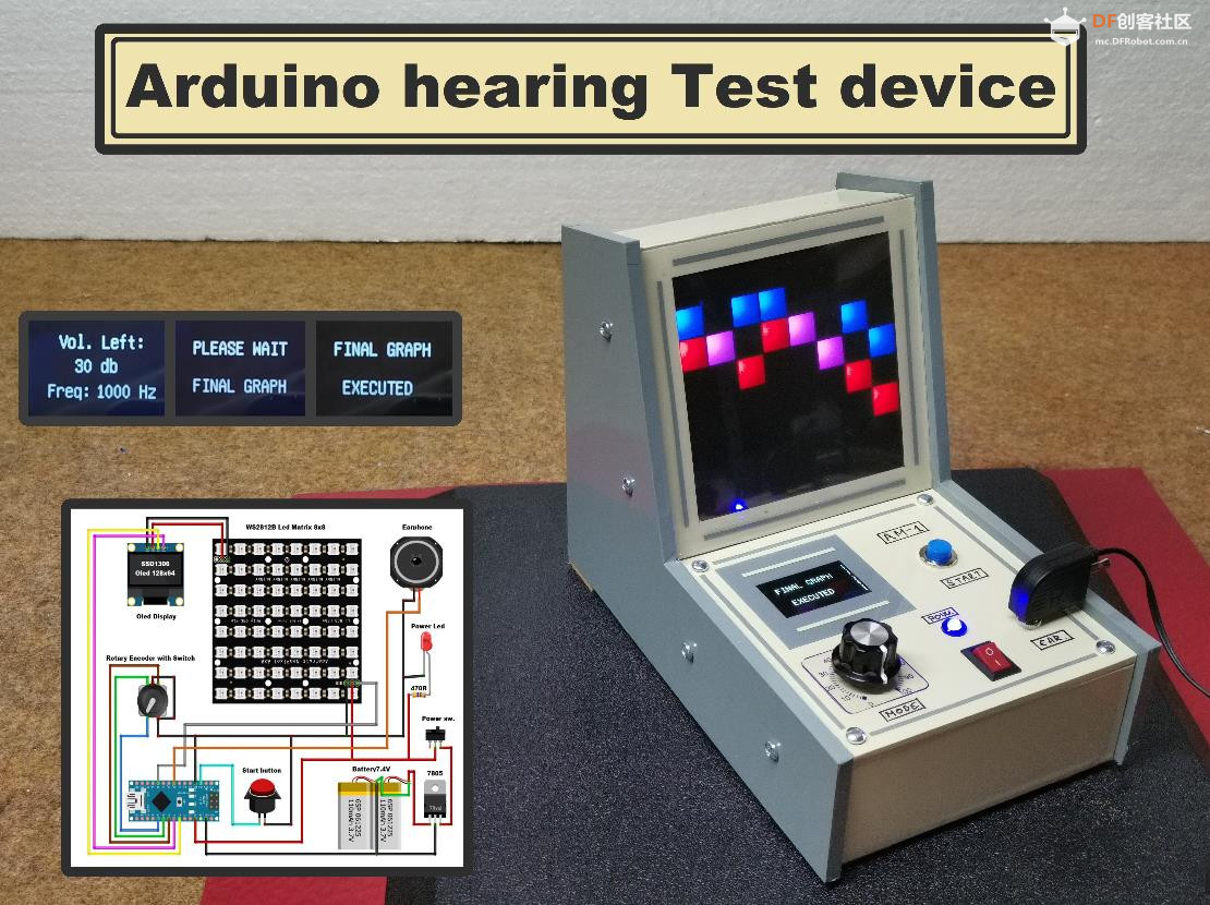 【Arduino 动手做】评估听力敏锐度的机器：Arduino听力计图1
