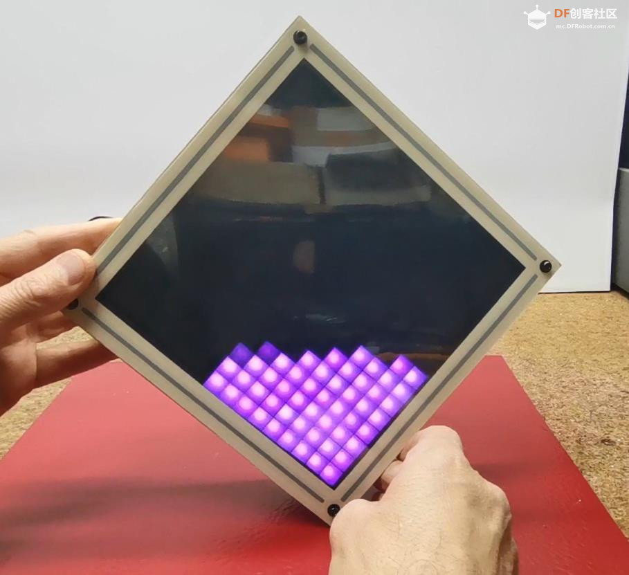【Arduino 动手做】16x16 LED 矩阵上的 ESP32 流体模拟图1
