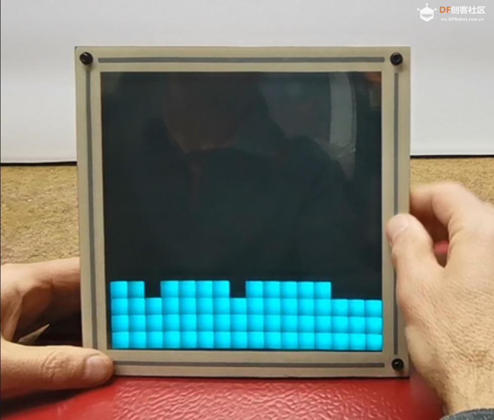 【Arduino 动手做】16x16 LED 矩阵上的 ESP32 流体模拟图2