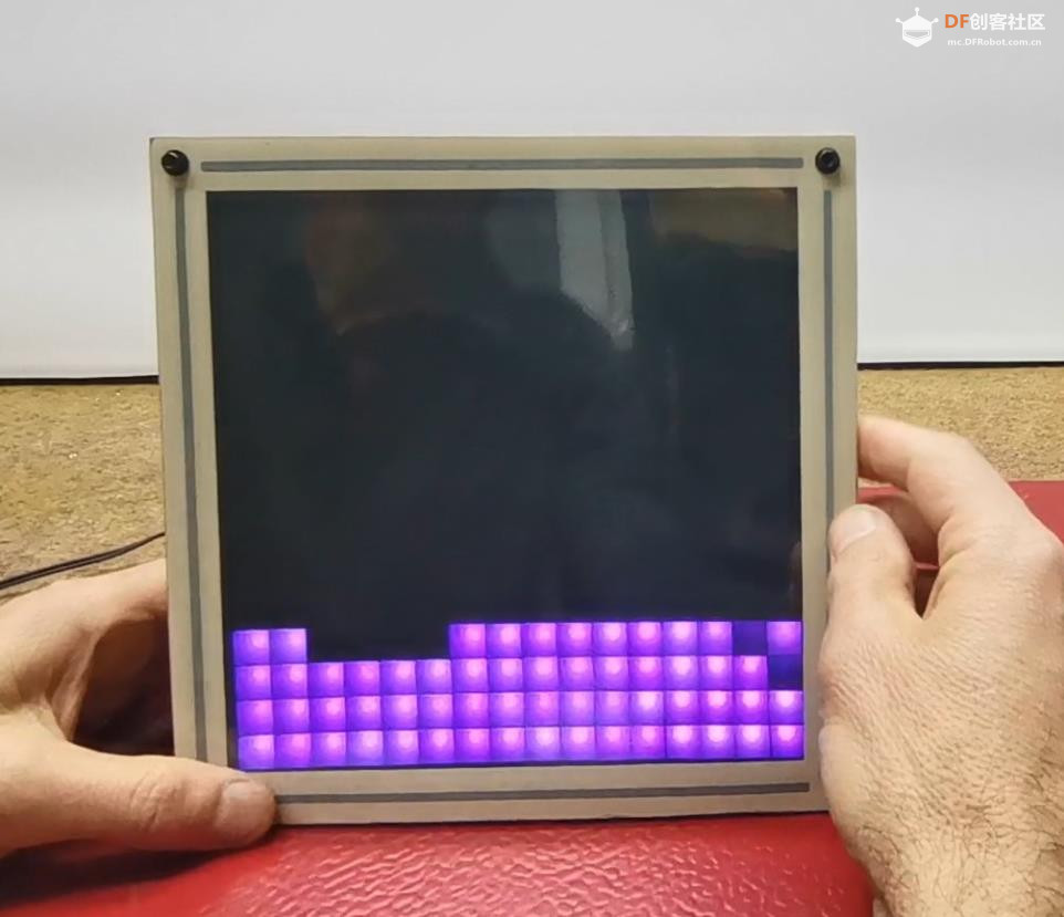 【Arduino 动手做】16x16 LED 矩阵上的 ESP32 流体模拟图11