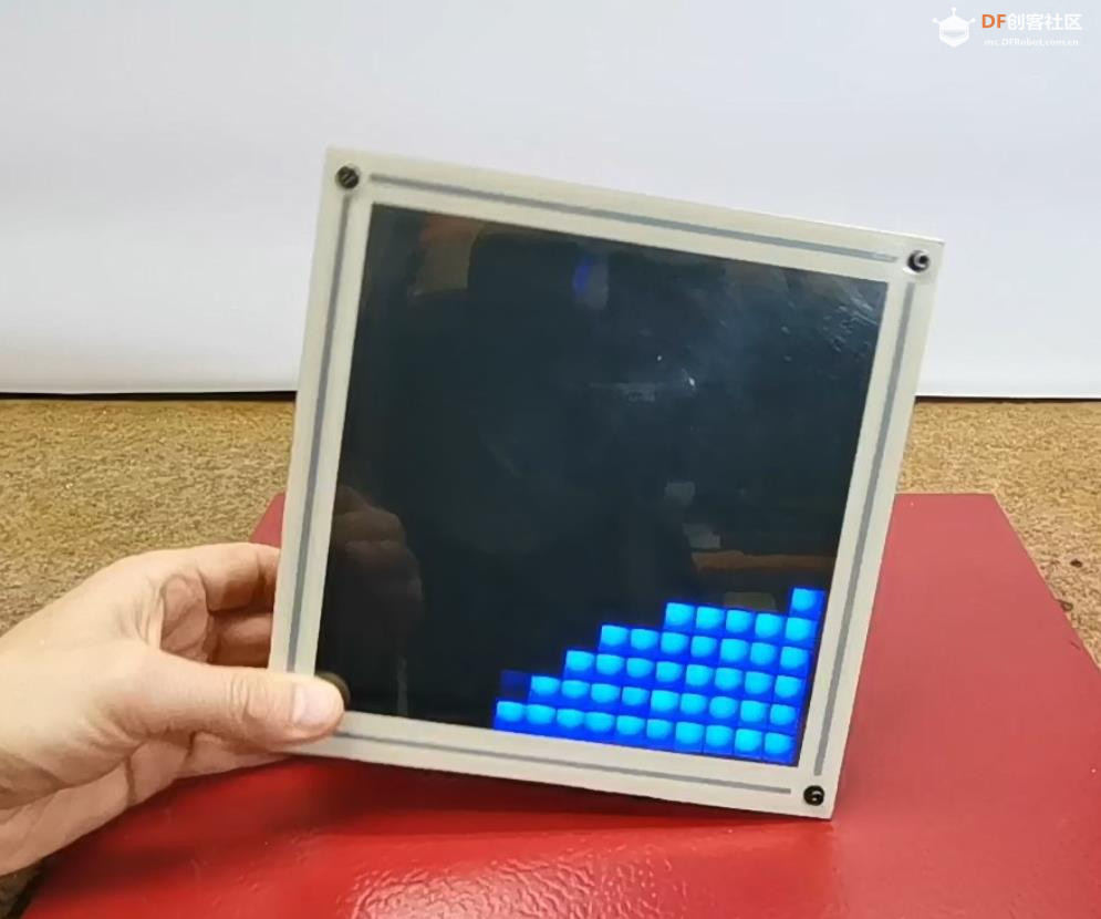 【Arduino 动手做】16x16 LED 矩阵上的 ESP32 流体模拟图9