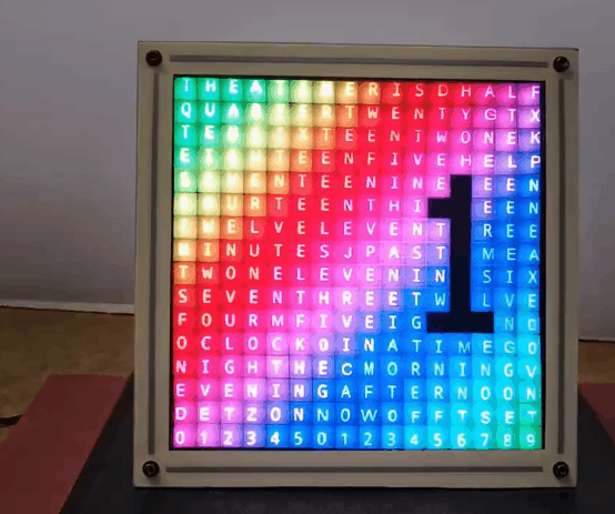 【Arduino 动手做】16x16 LED 矩阵上的 ESP8266 文字时钟图1