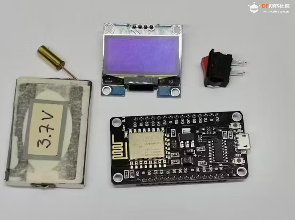 【Arduino 动手做】在 OLED 显示屏上 DIY ESP8266 动画沙漏图2