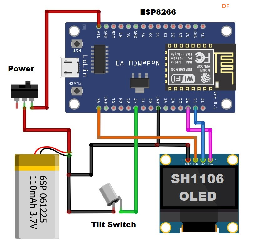 【Arduino 动手做】在 OLED 显示屏上 DIY ESP8266 动画沙漏图6