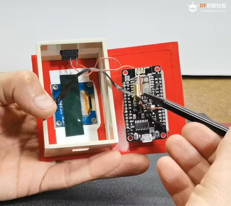 【Arduino 动手做】在 OLED 显示屏上 DIY ESP8266 动画沙漏图4