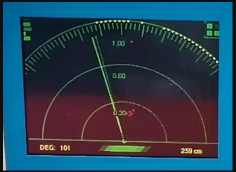 【Arduino 动手做】Arduino 超声波声纳：TFT显示屏上的雷达图1