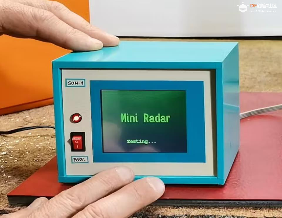 【Arduino 动手做】Arduino 超声波声纳：TFT显示屏上的雷达图2