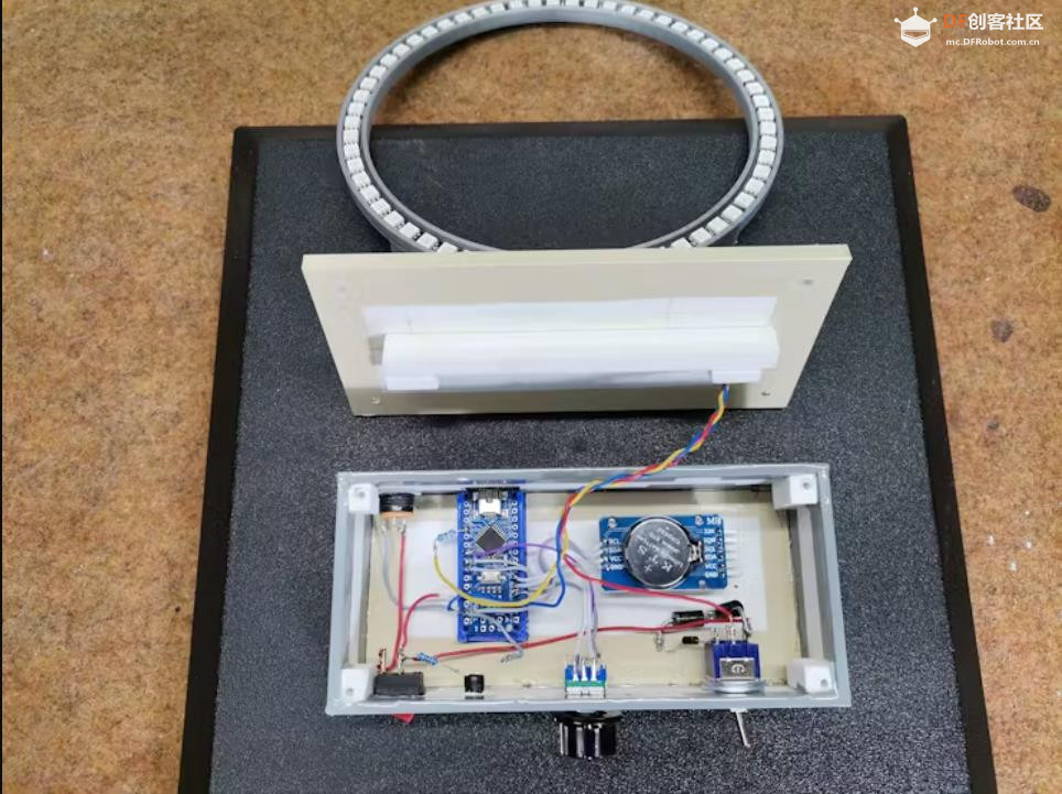 【Arduino 动手做】DIY WS2812 模拟风格 Arduino 环形时钟图3