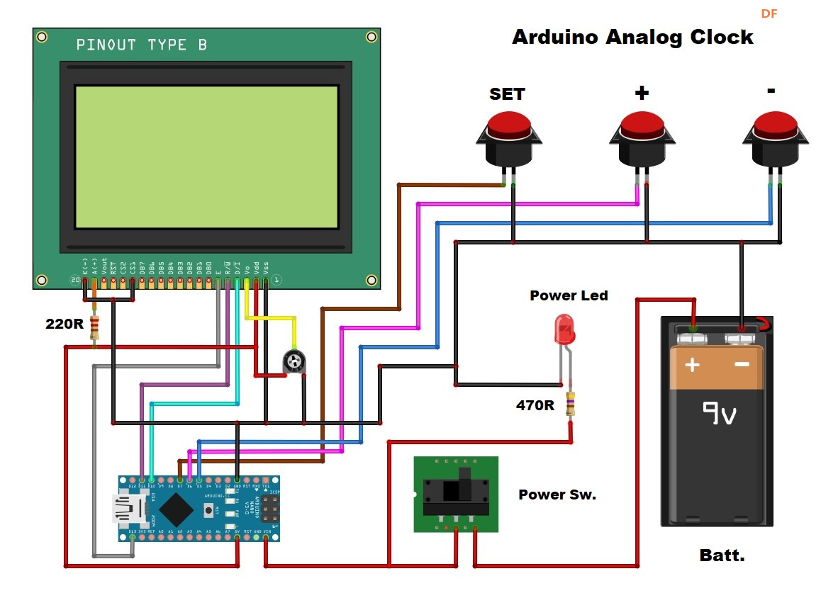 【Arduino 动手做】DIY Arduino模拟时钟图1