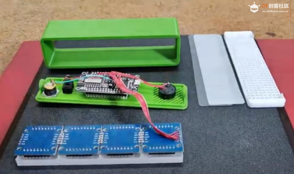 【Arduino 动手做】ESP8266 LED 矩阵时钟、天气、新闻图8