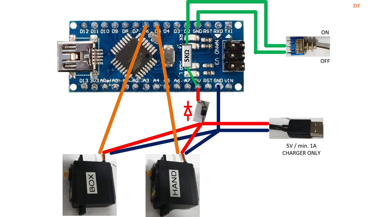 【Arduino 动手做】产生 15 种不同运动效果的无用盒子图5