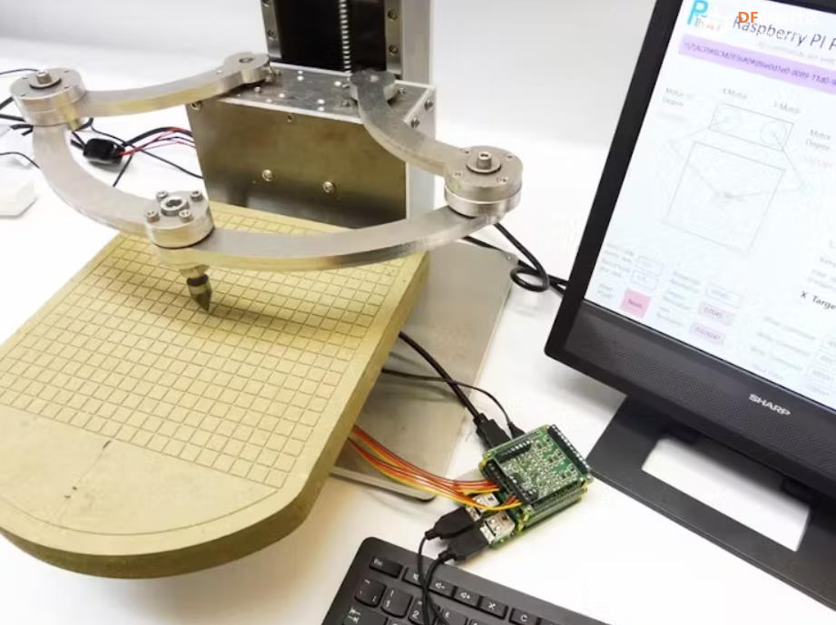 【Arduino 动手做】脉冲序列HAT控制并联Scara机械臂图4