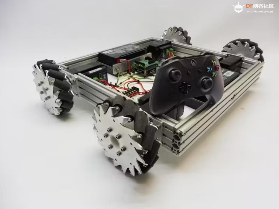 【Arduino 动手做】使用Xbox控制器控制麦克纳姆机器人图11