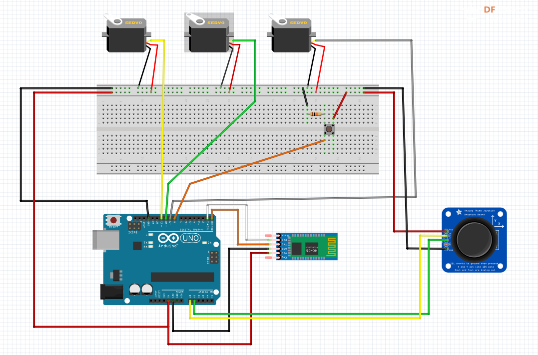 【Arduino 动手做】由操纵杆控制的 SCARA 机械臂图8