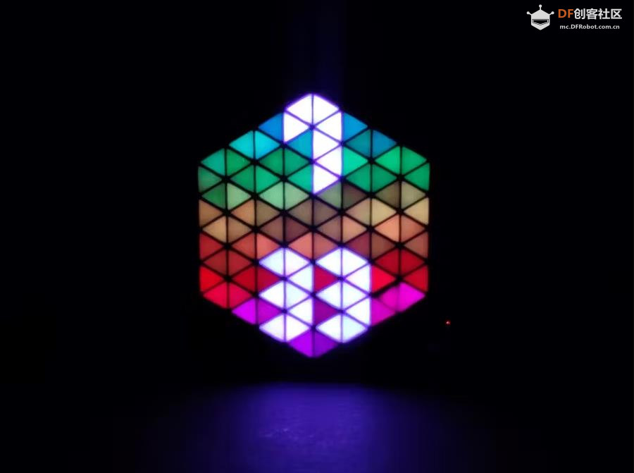 【Arduino 动手做】RGB HexMatrix | 物联网时钟图1