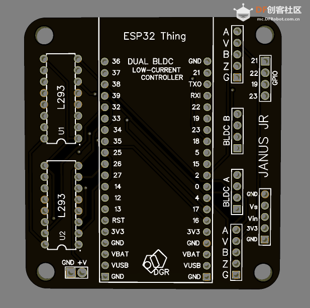 【Arduino 动手做】五杆并联机器人 - Janus Jr图4