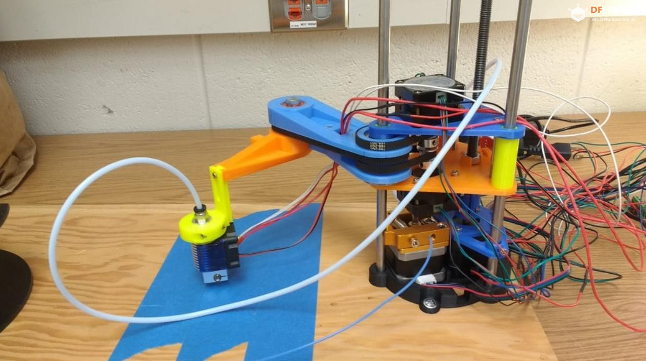【Arduino 动手做】大部分打印的 SCARA 机械臂，用于笔式...图3