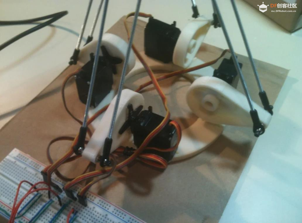 【Arduino 动手做】Delta-Robot 四摇臂机器人图4