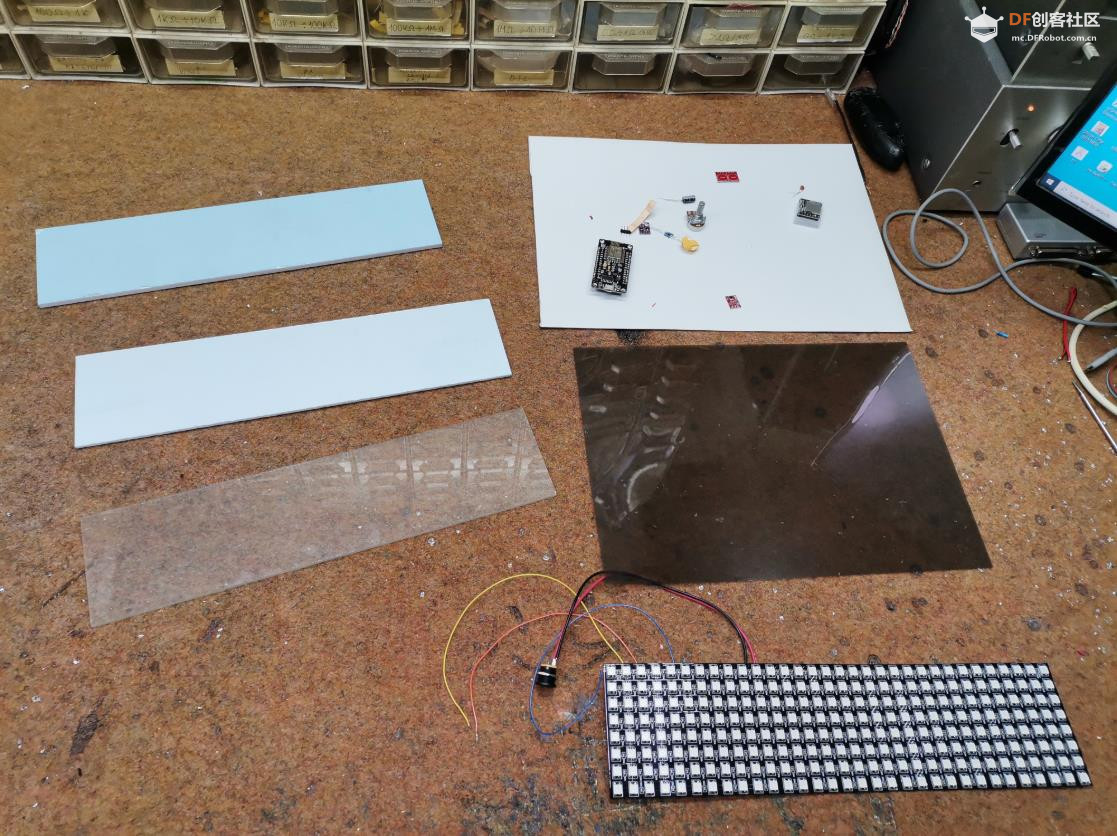 【Arduino 动手做】ESP2866 控制 8x32 矩阵 WS2812 LED图6